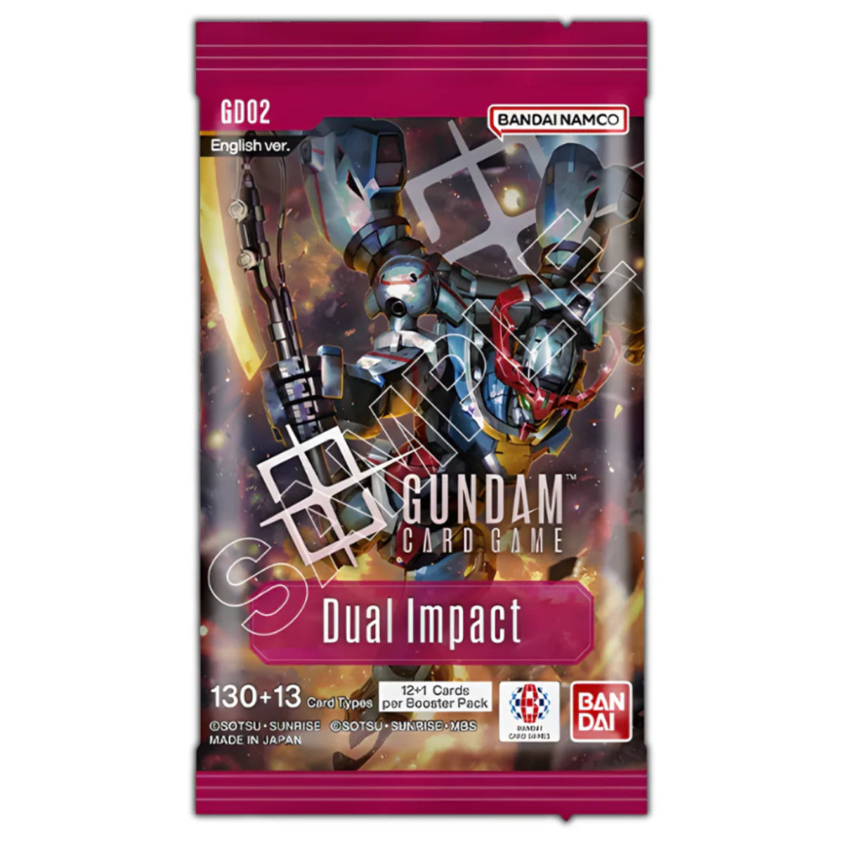 Gundam Card Game: GD02 Dual Impact Booster Display (English)