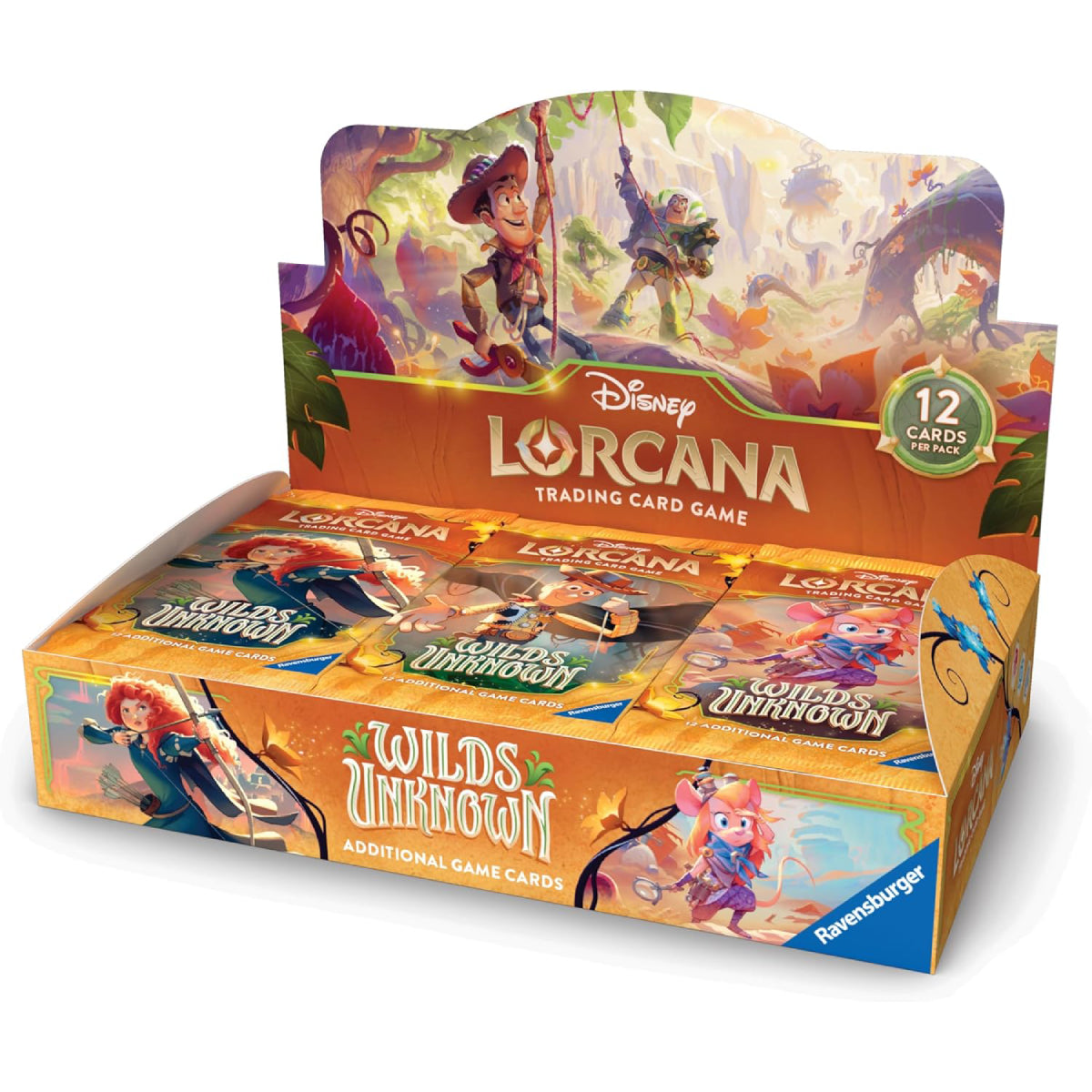Disney Lorcana TCG: S12 Wilds Unknown Booster Display (24 бустъра)