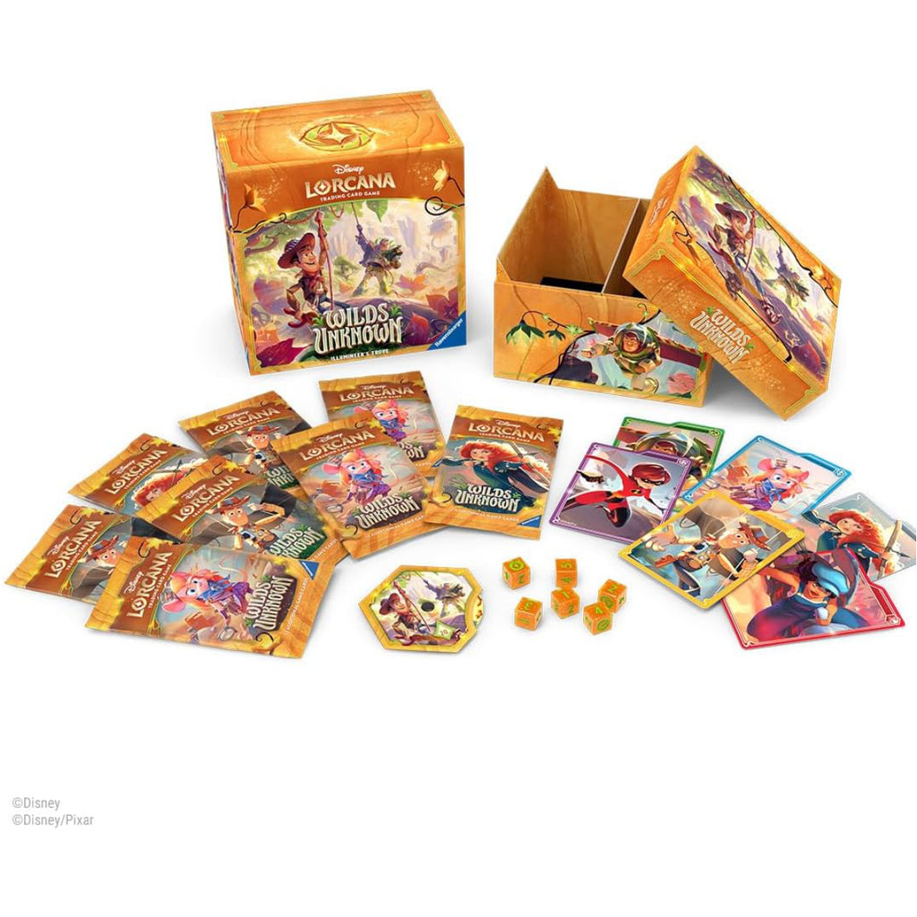 Disney Lorcana TCG: S12 Wilds Unknown Illumineer's Trove (8 бустъра)