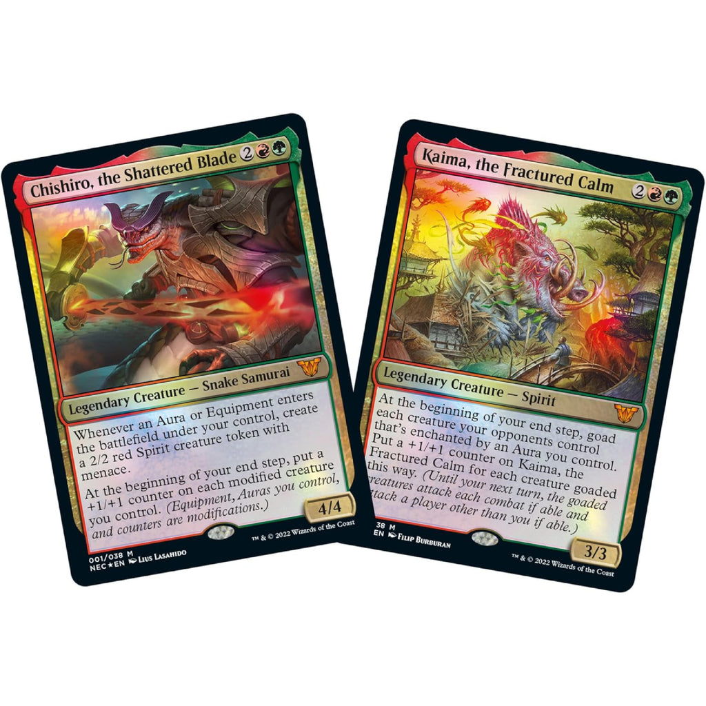 Magic the Gathering: Kamigawa: Neon Dynasty Commander Deck Upgrades Unleashed