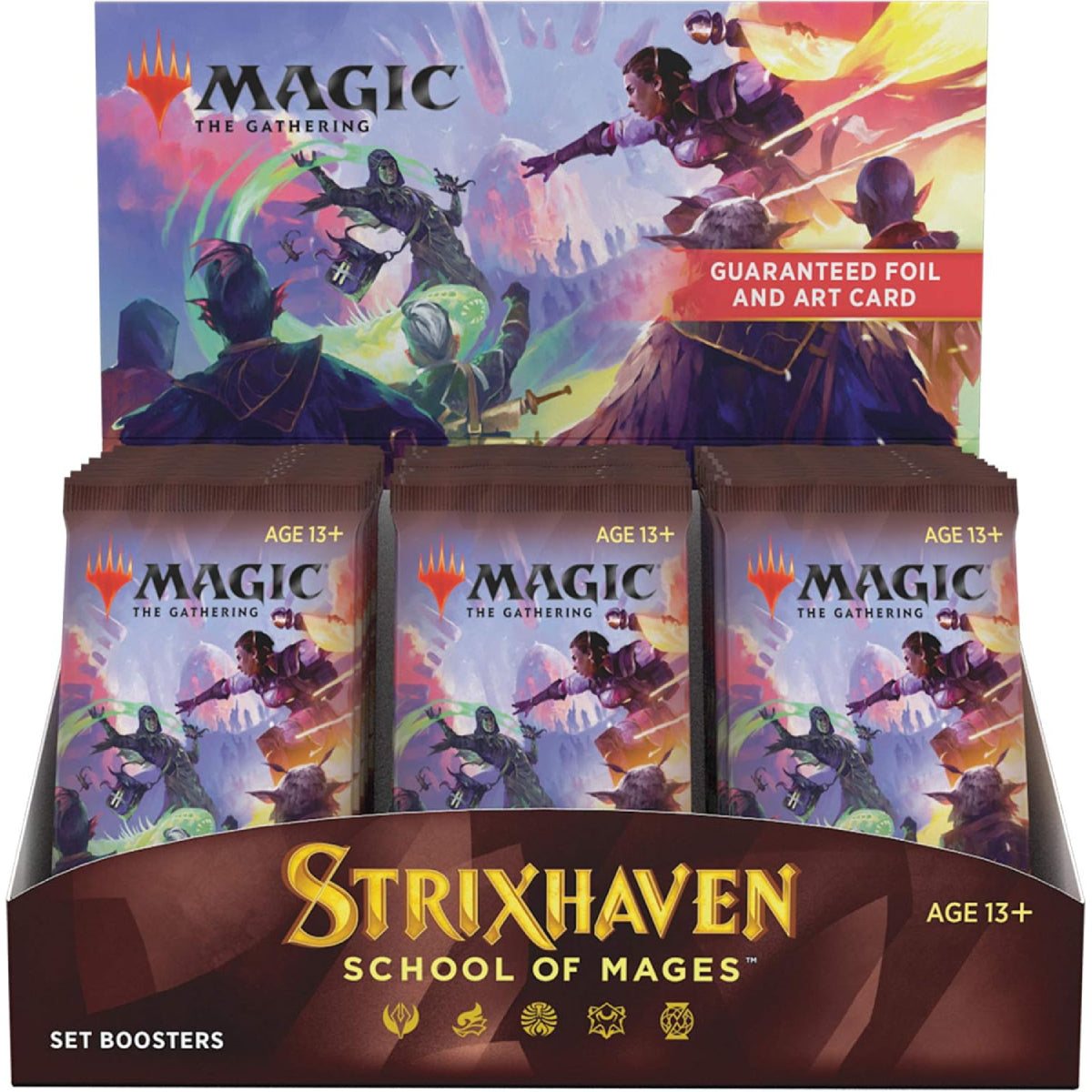 Magic the Gathering: Strixhaven: School of Mages Set Booster Display (30 бустъра)