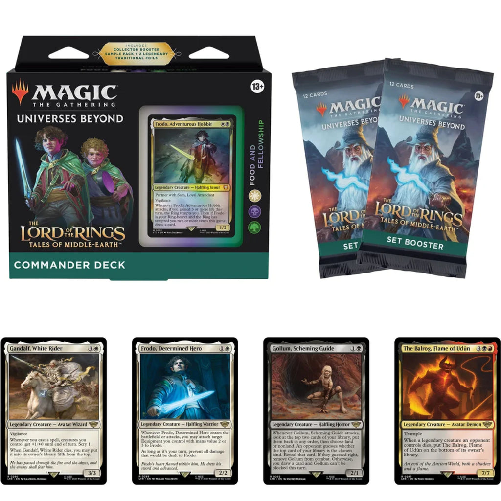 Magic the Gathering: The Lord of the Rings: Tales of Middle-Earth Deluxe Commander Kit Food and Fellowship