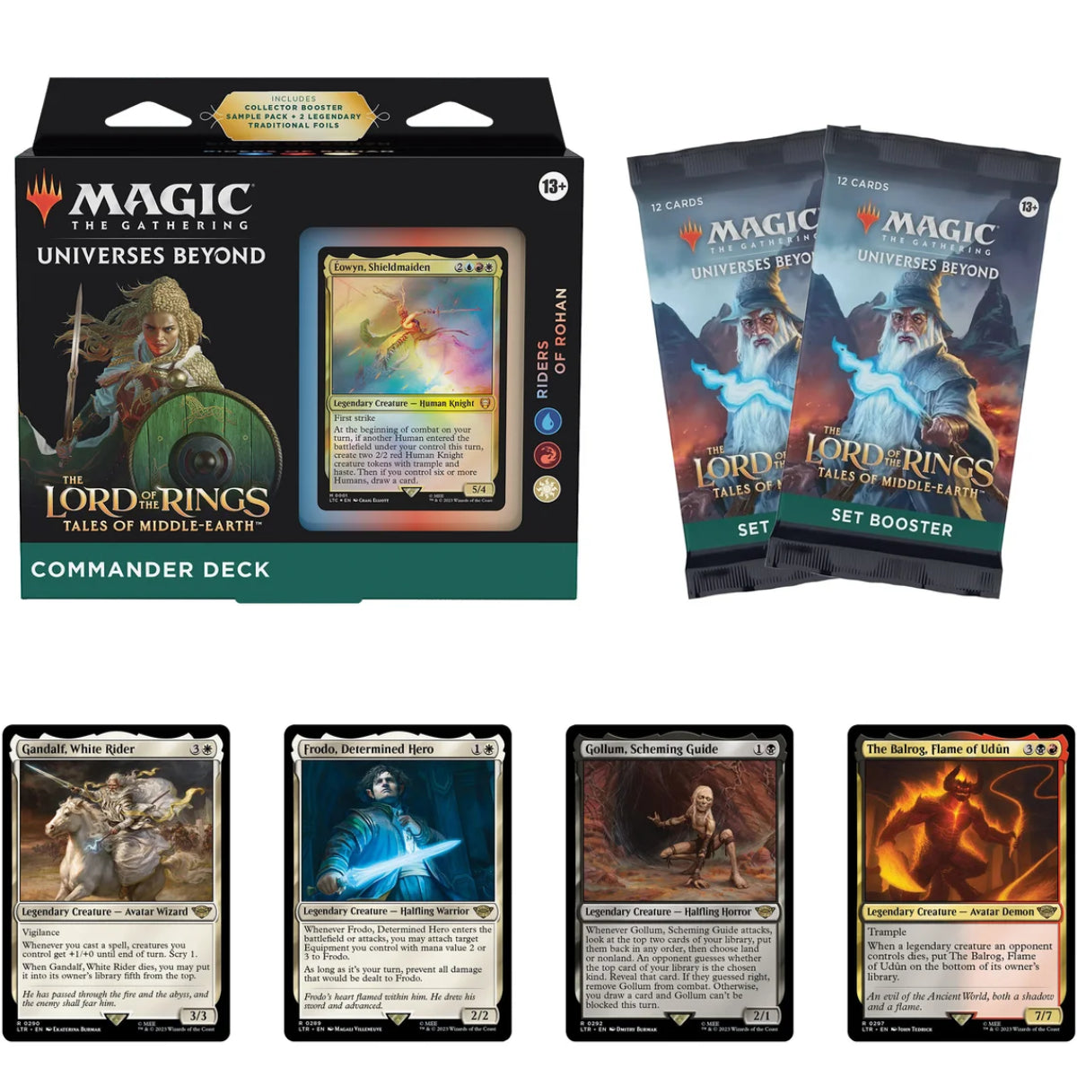 Magic the Gathering: The Lord of the Rings: Tales of Middle-Earth Deluxe Commander Kit Riders of Rohan