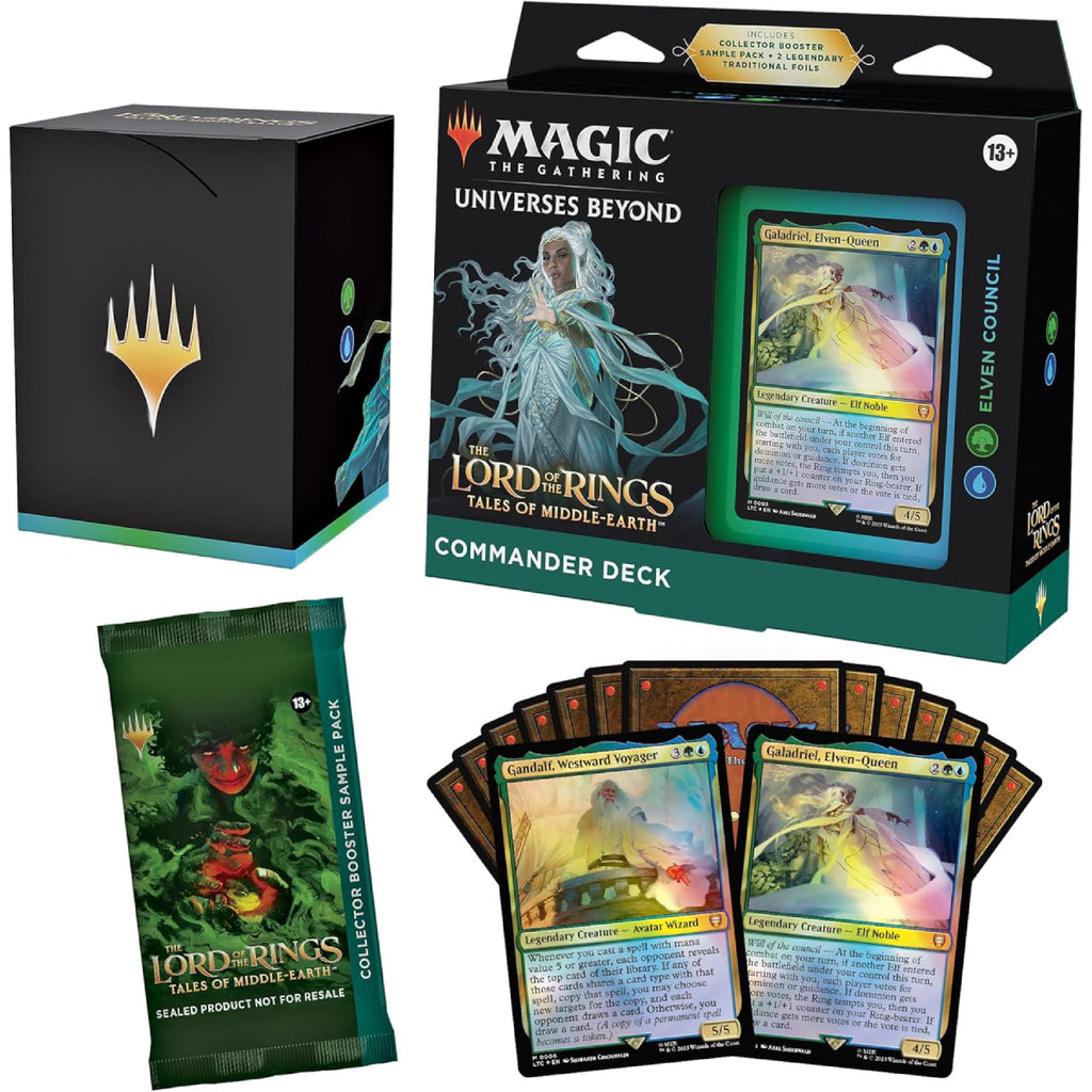 Magic the Gathering: The Lord of the Rings: Tales of Middle-Earth Commander Deck Bundle