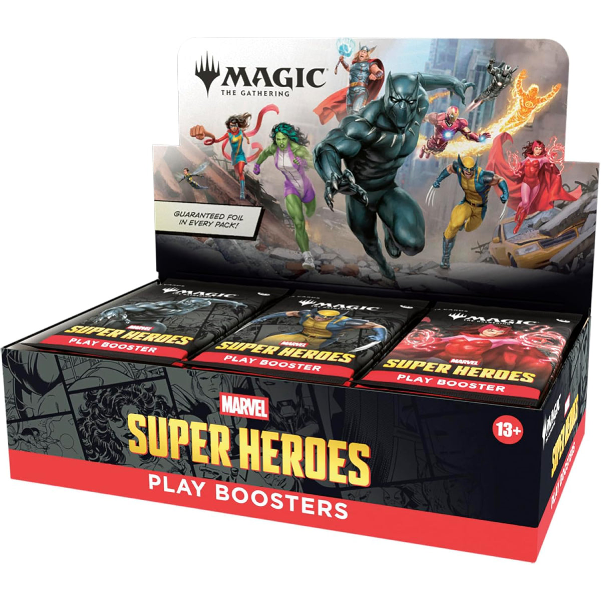 Magic the Gathering: Marvel Super Heroes Play Booster Display (30 бустъра)