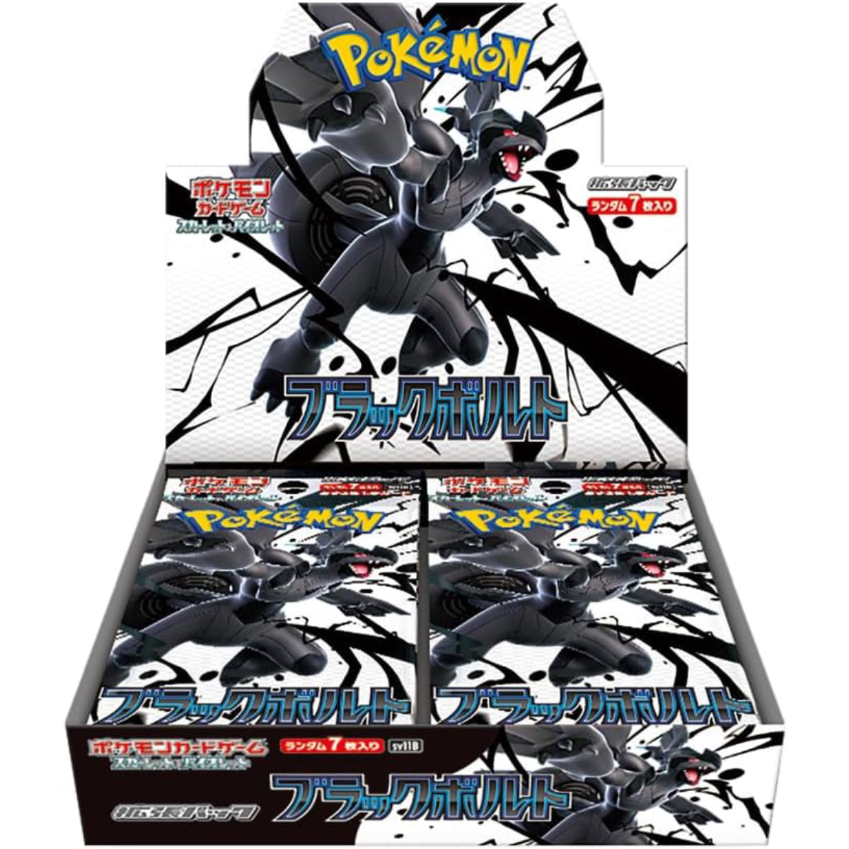 Pokemon TCG: Scarlet & Violet 11B Black Bolt Standard Display (Japanese)