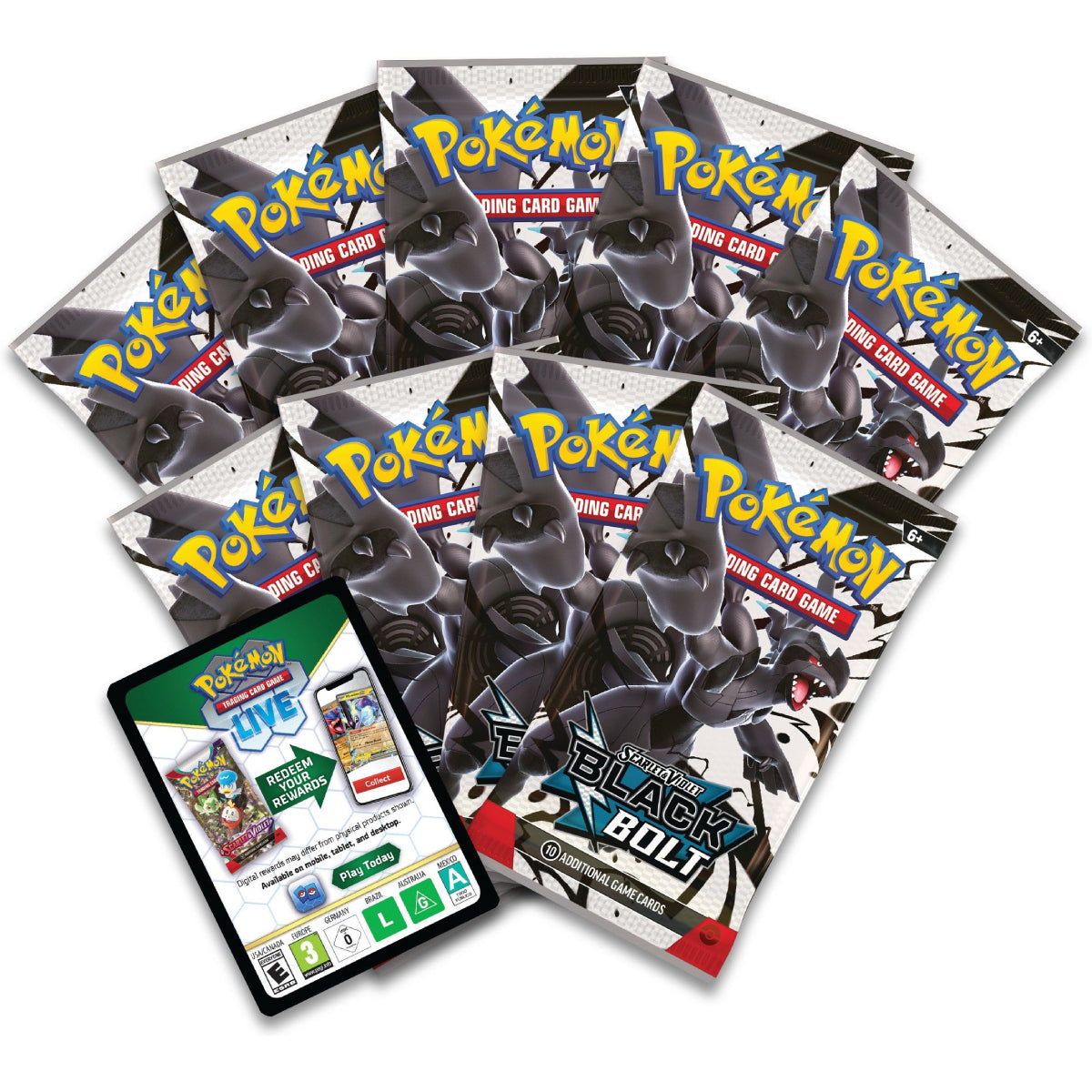 Pokemon TCG: Scarlet & Violet 10.5 Black Bolt Elite Trainer Box