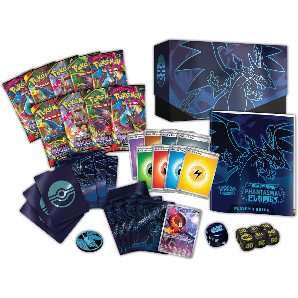 Pokemon TCG: Mega Evolutions 02 Phantasmal Flames Elite Trainer Box