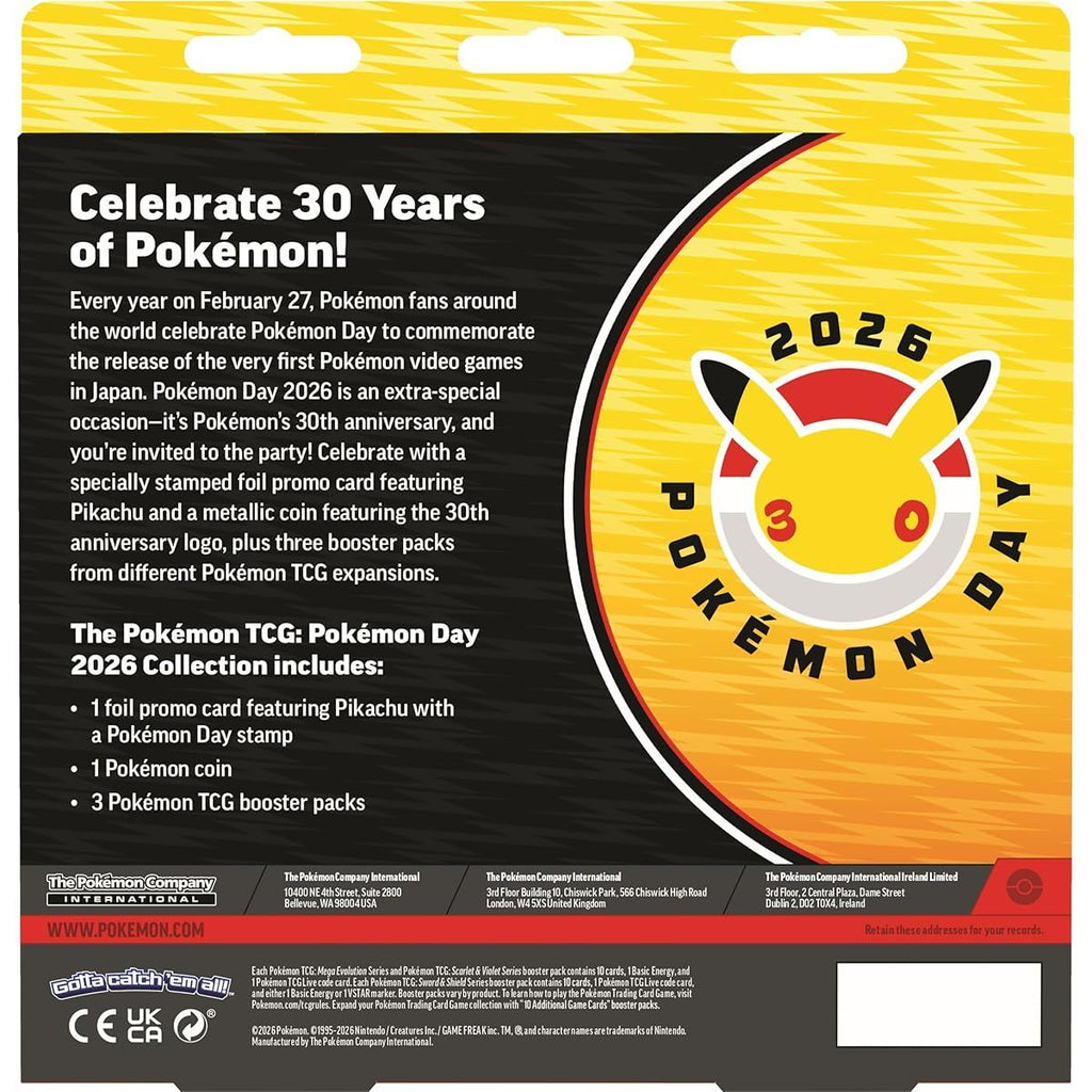 Pokemon TCG: Pokémon Day 2026 Collection (30th Anniversary)