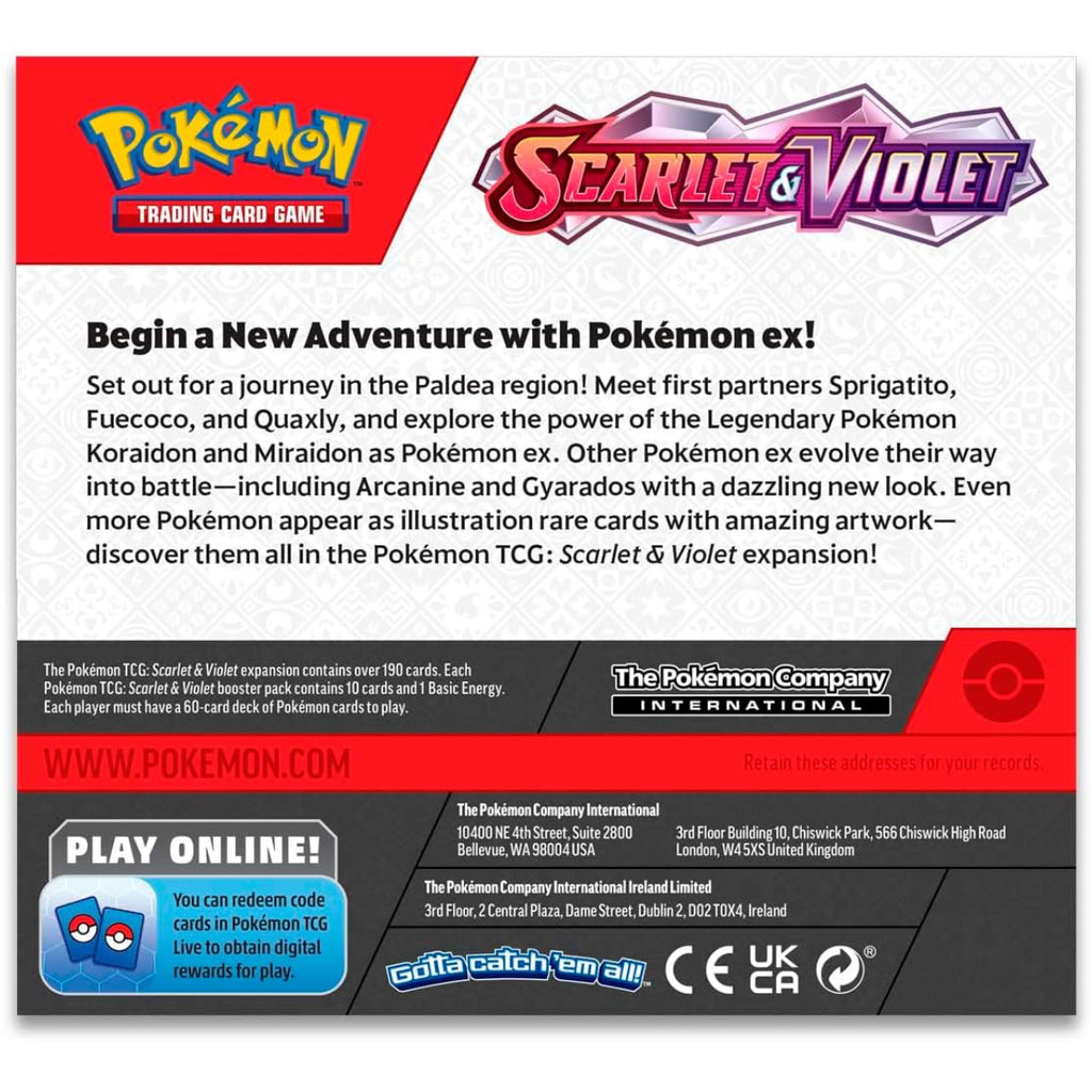Pokemon TCG: Scarlet & Violet 1 Base Set Booster Display (36 бустъра, English)
