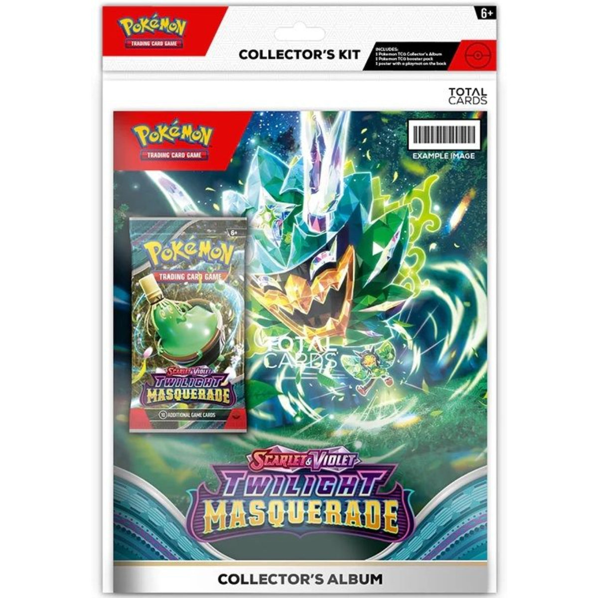 Pokemon TCG: Scarlet & Violet 6 Twilight Masquerade Collector's Kit (1 бустър, English)