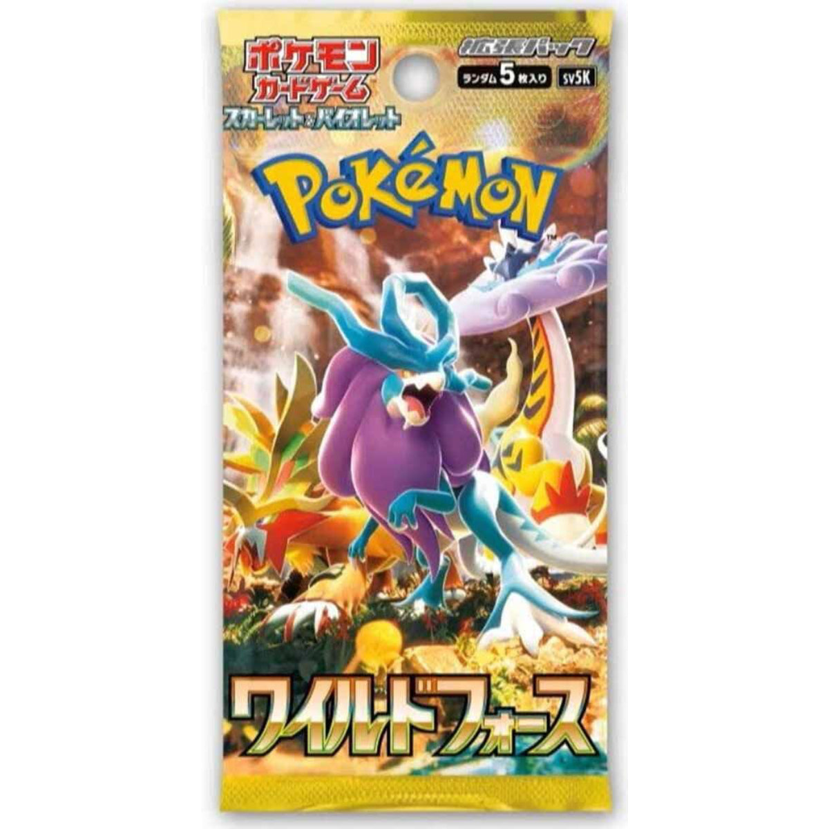 Pokemon TCG: Scarlet & Violet 5K Wild Force Display (30 бустъра, Japanese)