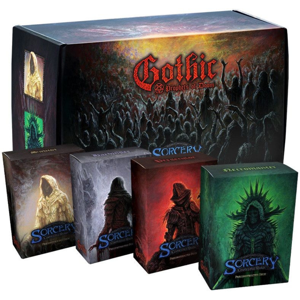 Sorcery: Contested Realm TCG: Gothic Preconstructed Deck Display: Prophets of Doom