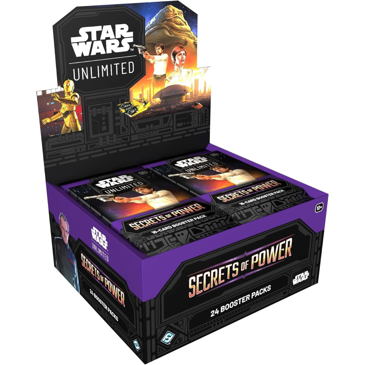 Star Wars: Unlimited - Secrets of Power Booster Display