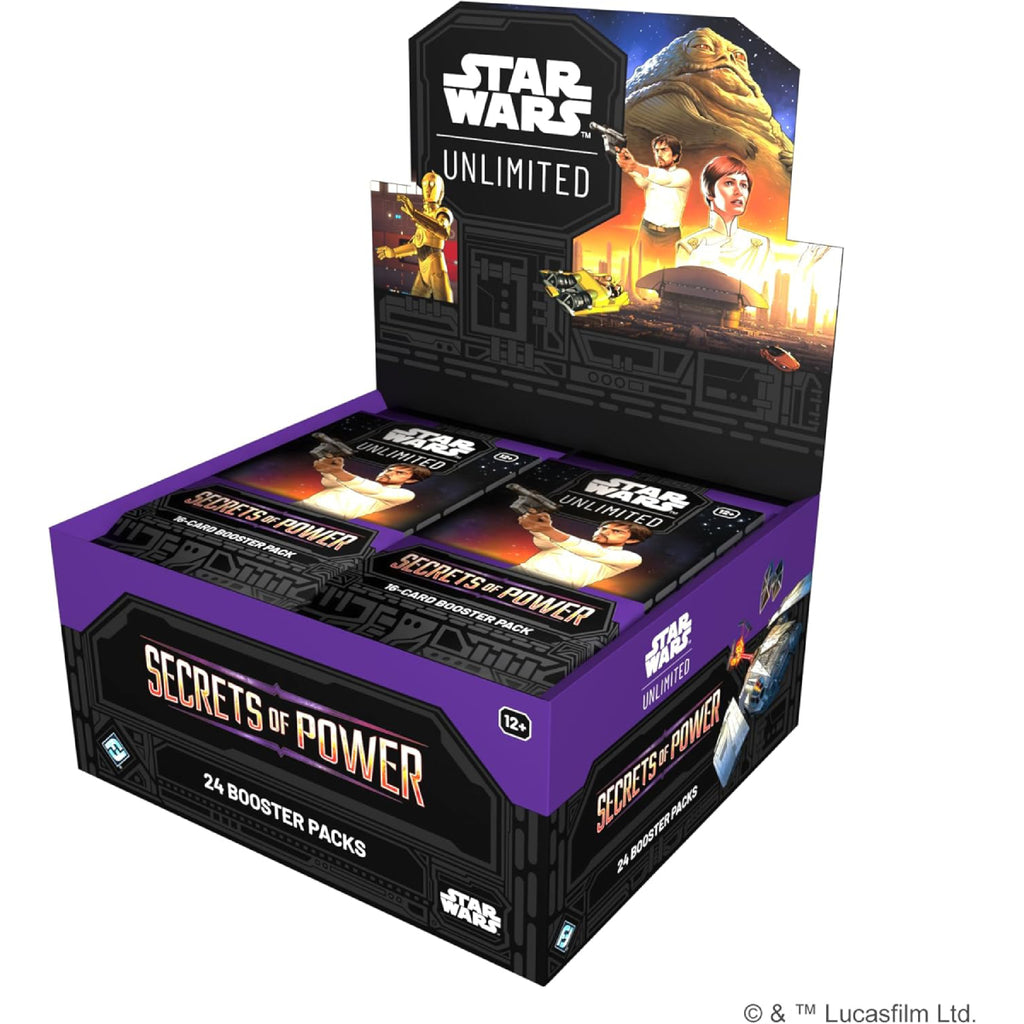Star Wars: Unlimited - Secrets of Power Booster Display