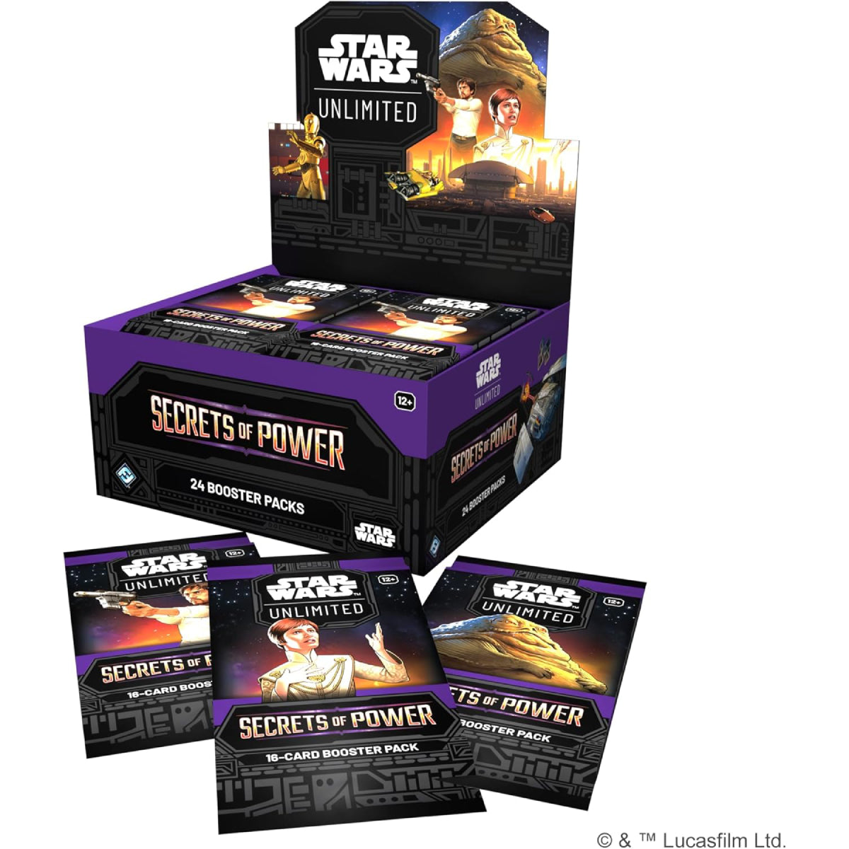 Star Wars: Unlimited - Secrets of Power Booster Display