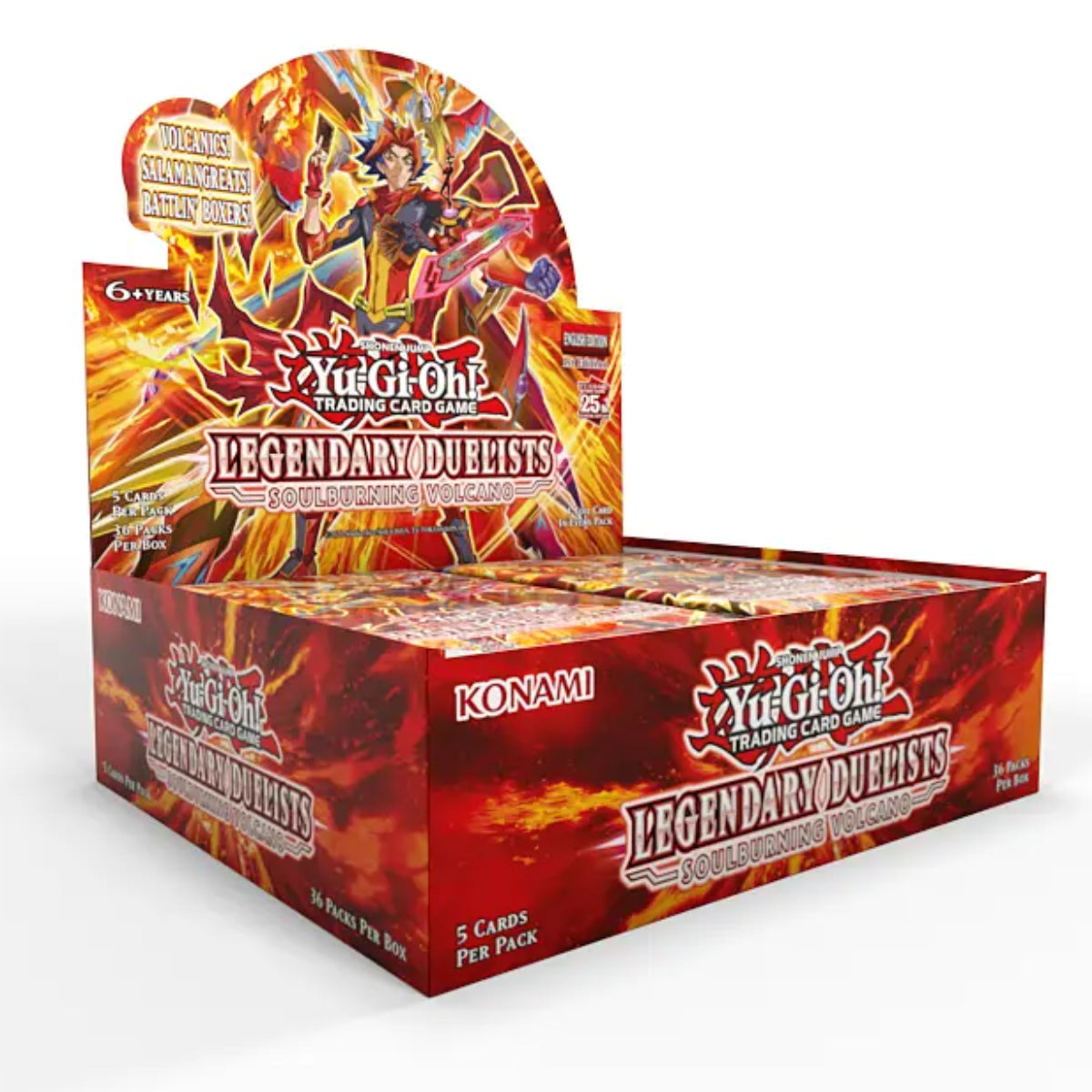 Yu-Gi-Oh! TCG: Legendary Duelists - Soulburning Volcano Booster Display