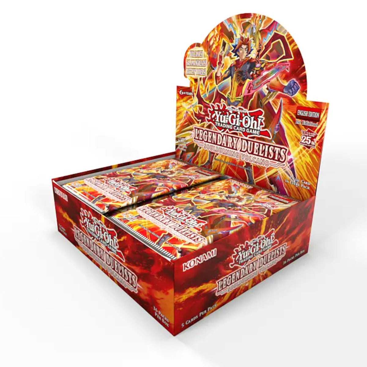 Yu-Gi-Oh! TCG: Legendary Duelists - Soulburning Volcano Booster Display