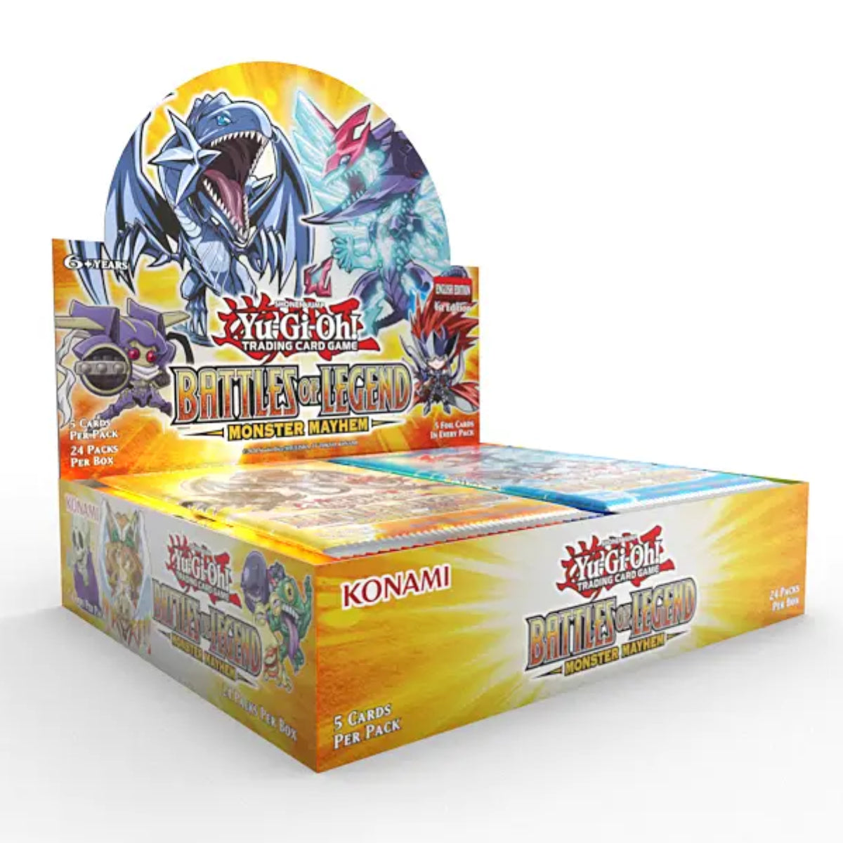 Yu-Gi-Oh! TCG: Battle of Legends: Monster Mayhem Booster Display
