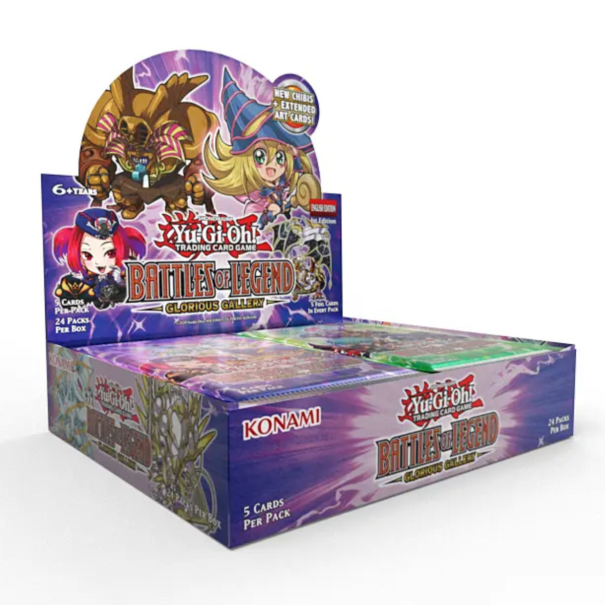 Yu-Gi-Oh! TCG: Battles of Legend: Glorious Gallery Booster Display (24 бустъра)