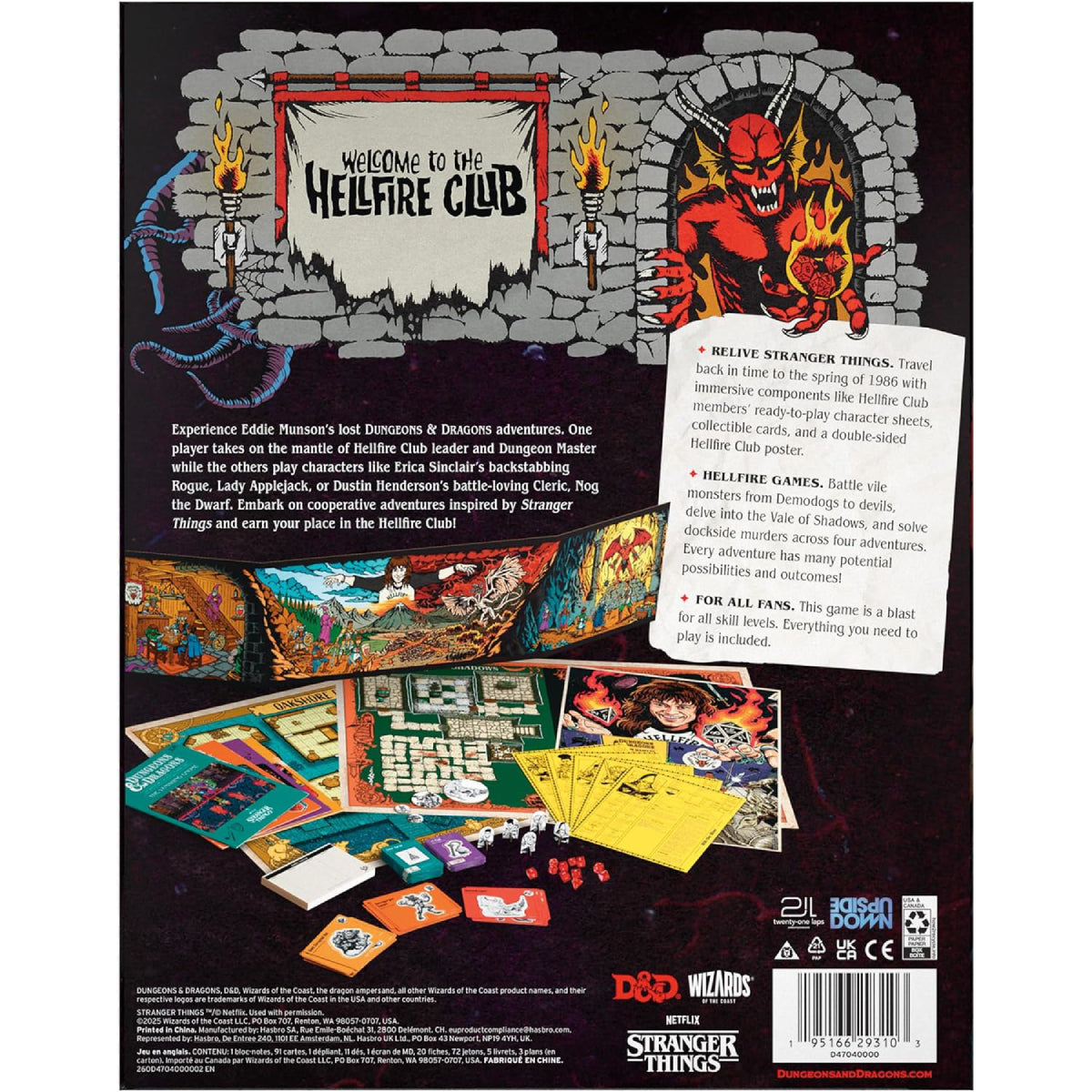 Dungeons & Dragons RPG: D&D Starter Set - Stranger Things: Welcome to the Hellfire Club